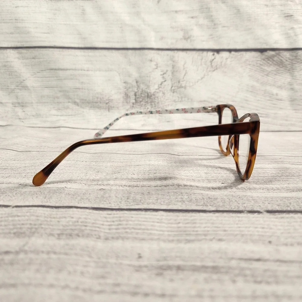 Draper James DJ5032 Tortoise Floral Cat Eye Eyeglass Frames ONLY 53-17-140